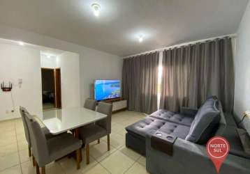 Apartamento mobiliado com 2 dormitórios à venda, 70 m² por r$ 290.000 - planalto - brumadinho/mg