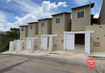 Casa com 2 dormitórios à venda, 90 m² por r$ 380.000,00 - são conrado - brumadinho/mg