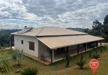 Chácara com 4 dormitórios à venda, 3900 m² por r$ 1.250.000,00 - condomínio quintas do rio manso - brumadinho/mg