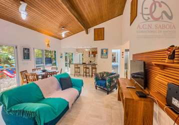 Casa com 3 dormitórios à venda, 175 m² por r$ 2.400.000,00 - praia do itamambuca - ubatuba/sp
