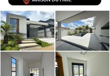 Casa com 4 dormitórios à venda, 259 m² por r$ 2.980.000 - casa alto padrão - condomínio maison du pa