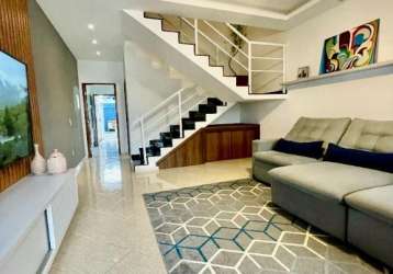 Excelente casa com 3 dormitórios à venda, 135 m² por r$ 780.000 - mirante da lagoa - macaé/rj.