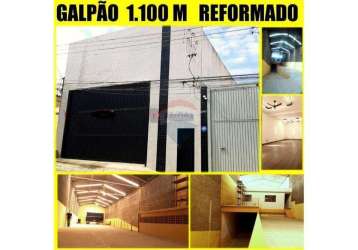 Galpão / depósito / armazém para alugar em vila bela de 1100.00m² com 15 garagens