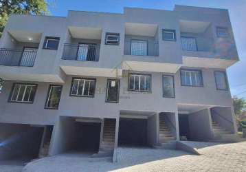 Casa de condomínio para venda em jardim rio das pedras de 104.00m² com 2 quartos, 1 suite e 2 garagens
