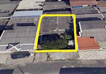 Terreno à venda, 205 m² por r$ 195.000,00 - cidade industrial - curitiba/pr