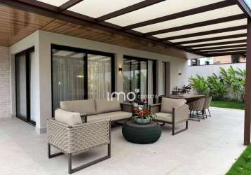 Casa com 3 dormitórios, condomínio estância marambaia, 375 m² - à venda por r$ 3.600.000 - vinhedo/sp