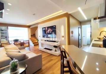 Apartamento duplex com 3 dormitórios à venda, 112 m² por r$ 1.485.000,00 - abraão - florianópolis/sc
