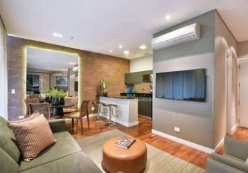 Apartamento com 1 dormitório para alugar, 62 m² por r$ 11.900/mês - vila olímpia - são paulo/sp