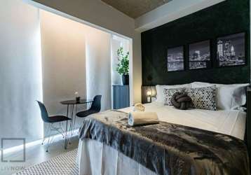 Apartamento com 1 dormitório para alugar, 21 m² por r$ 3.800,00/mês - bela vista - são paulo/sp