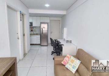 Flat com 1 dormitório para alugar, 33 m² por r$ 2.300,00/mês - aflitos - recife/pe