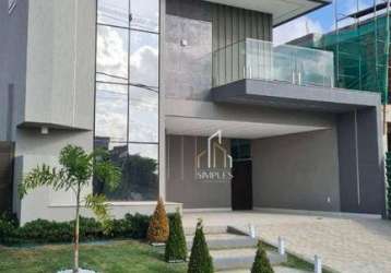Casa com 4 suítes (3 com closet )  à venda, 253 m² por r$ 1.780.000 - bairro cidade alpha - eusébio/ce