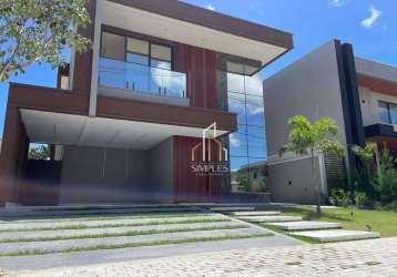 Casa com 4 dormitórios à venda, 252 m² por r$ 1.750.000,00 - cidade alpha - eusébio/ce