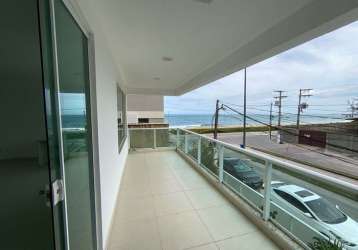 Apartamento vista para o mar com 3 dormitórios à venda, 150 m² por r$ 580.000 - ouro verde - rio das ostras/rj