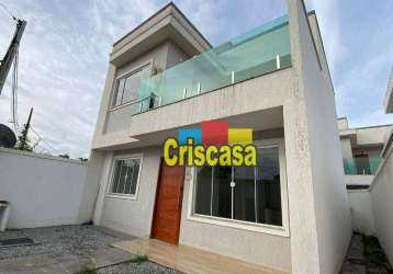 Casa à venda, 120 m² por r$ 520.000,00 - ouro verde - rio das ostras/rj