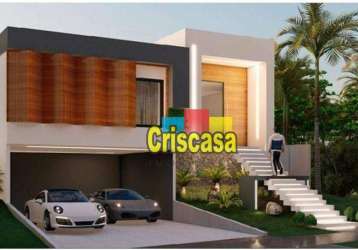 Casa à venda, 190 m² por r$ 990.000,00 - alphaville - rio das ostras/rj