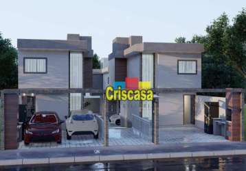 Casa à venda, 120 m² por r$ 590.000,00 - riviera fluminense - macaé/rj