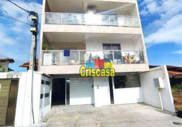 Apartamento com 1 dormitório para alugar, 100 m² por r$ 3.800,00/mês - lagoa - macaé/rj