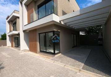 Casa em condomínio fechado com 3 quartos à venda na rua paulo setúbal, 1151, hauer, curitiba por r$ 765.000