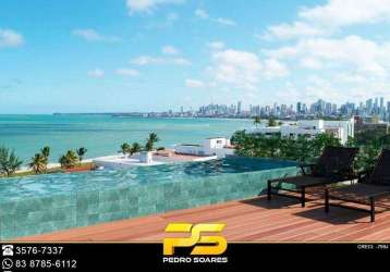 Flat à venda, 22 m² por r$ 299.900 - jardim oceania - joão pessoa/pb #carlos