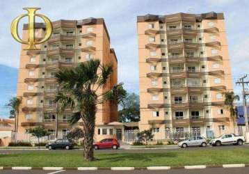 Apartamento com 3 dormitórios à venda, 93 m² por r$ 530.000,00 - residencial porto rico - paulínia/sp