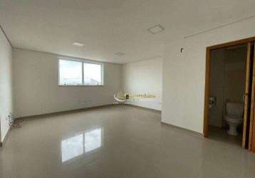 Sala para alugar, 56 m² por r$ 4.130,00/mês - nova gerti - são caetano do sul/sp