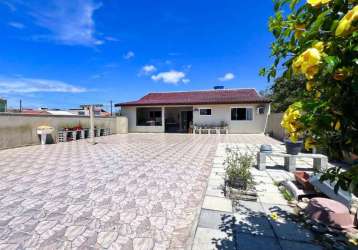 Casa com terreno proximo ao mar à venda, 137 m² por r$ 550.000 - eliana - guaratuba/pr