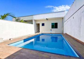 Casa com piscina de alvenaria, 3 dormitórios à venda, 100 m² por r$ 550.000 - nereidas - guaratuba/pr