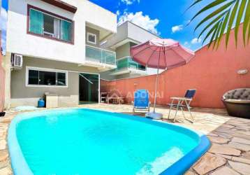Sobrado com piscina, 3 dormitórios à venda, 149 m² por r$ 780.000 - centro - guaratuba/pr