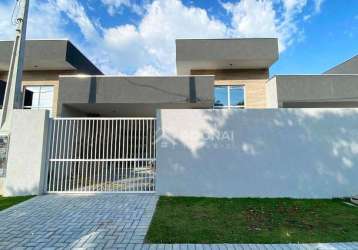 Casa com 3 dormitórios à venda, 70 m² por r$ 350.000,00 - nereidas - guaratuba/pr