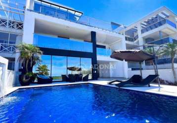 Mansão a beira-mar, com 7 dormitórios à venda, 485 m² por r$ 5.200.000 - brejatuba - guaratuba/pr