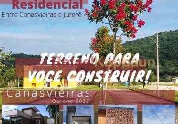 Terreno em condomínio fechado à venda na rua do lamim, canasvieiras, florianópolis por r$ 449.000