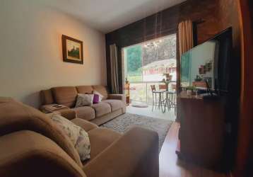 Apartamento com 2 quartos para alugar na caminho sem nome, pimenteiras, teresópolis, 55 m2 por r$ 1.600