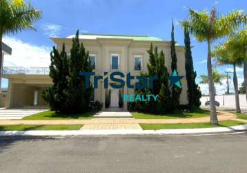 Tristar realty | ca00085 - majestoso imovel com arquitetura neoclassica em condomínio alto padrao - maison du parc -