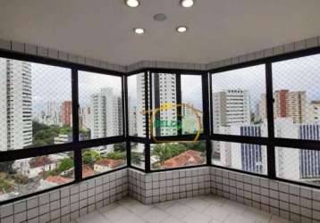 Apartamento à venda, 150 m² por r$ 940.000,00 - graças - recife/pe