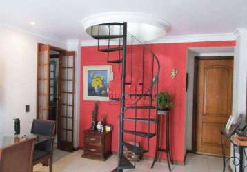 Cobertura com 3 dormitórios à venda, 202 m² por r$ 1.150.000 - icaraí - niterói. estuda permuta por apto de 2 ou 3 quartos de menor valor em icaraí.
