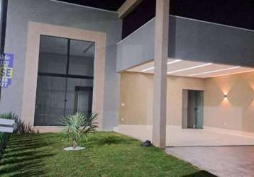 Casa com 3 dormitórios à venda, 140 m² por r$ 750.000,00 - jardim metosita  - caldas novas/go