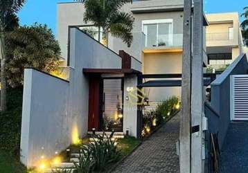 Casa com 1 dormitório à venda, 415 m² por r$ 3.200.000,00 - condomínio portal do lago - valinhos/sp