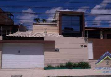 Casa com 4 dormitórios à venda, 500 m² por r$ 1.900.000,00 - engenheiro luciano cavalcante - fortaleza/ce