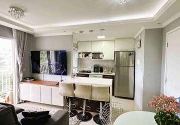 Apartamento com 2 dorms, venda por r$ 350.000 - chácara granja velha - carapicuíba/sp