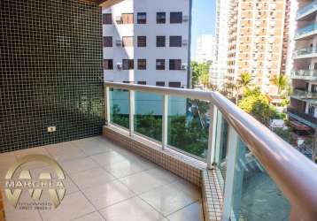 Apartamento com 3 dormitórios para alugar, 145 m² por r$ 5.500,00/mês - praia das pitangueiras - guarujá/sp
