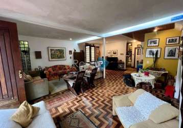 Casa com 4 quartos à venda na rua major rúbens vaz, --, gávea, rio de janeiro, 316 m2 por r$ 6.000.000