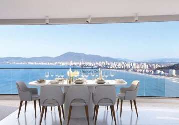 Lançamento à venda, penthouse 457 m² privativos, 4 suítes, 4 vagas  canto da praia, itapema, sc