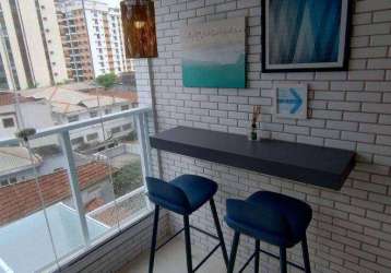 Apartamento com 2 dormitórios à venda, 70 m² por r$ 960.000 - boqueirão - santos/sp
