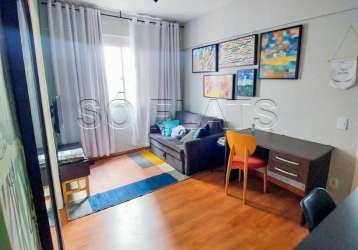 Residencial piazza alberoni, flat disponível para locação contendo 35m², 1 dorm e 1 vaga.