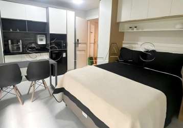 Residencial athos studios, flat disponível para locação com 22m² e 01 dormitório.
