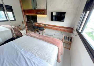 Residencial viva benx vila olímpia, flat disponível para locação contendo 24m² e 1 dorm.