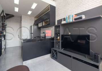 Flat dali nyc, apto duplex disponível para venda com 66m², 02 dorms e 02 vagas
