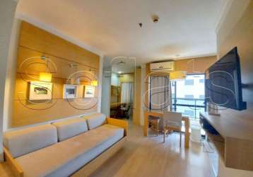 Flat nobile suites congonhas 44m² 1 dormitório 1 vaga para locação no campo belo.
