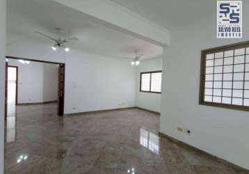 Casa com 4 dormitórios para alugar, 200 m² por r$ 6.400,02/mês - embaré - santos/sp