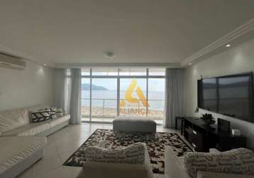 Apartamento com 3 dormitórios para alugar, 150 m² por r$ 10.000,00/mês - gonzaga - santos/sp